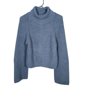 Maeve Anthropologie Grey‎ Turtleneck Sweater Large